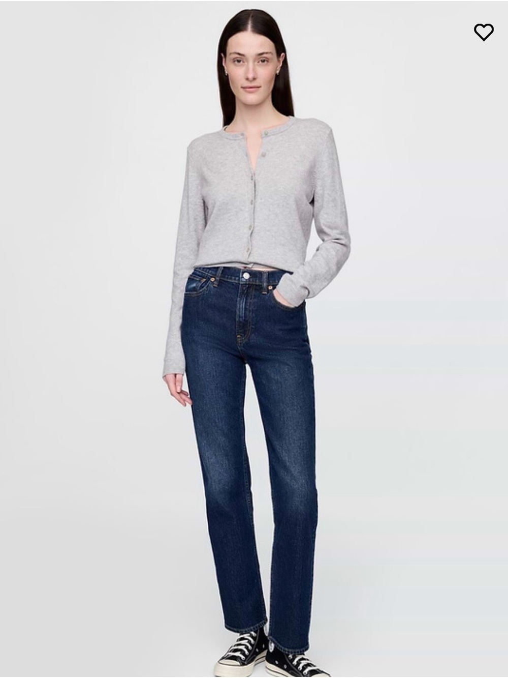 GAP Women’s Skinny Jeans in Dark Blue Denim